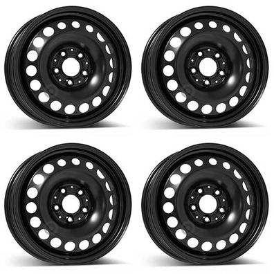4 Alcar Stahlfelgen 6.5Jx16 Zoll ET44 5x112 Für Mercedes Benz A B Cla 4er