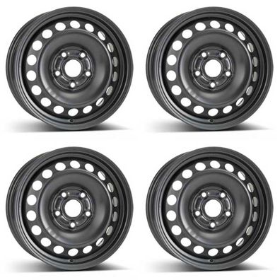 4 Alcar Stahlfelgen 6.0Jx15 Zoll ET43 5x112 Für SEAT Leon 4er Satz
