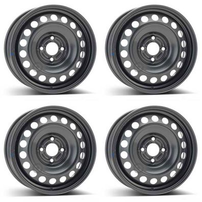 4 Alcar Stahlfelgen 6.0Jx15 Zoll ET40 4x100 Für Dacia Dokker Lodgy 4er Satz