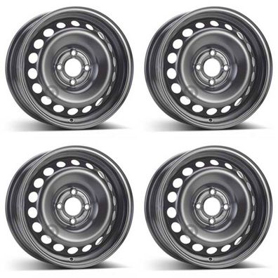 4 Alcar Stahlfelgen 6.0Jx15 Zoll ET40 4x100 Für Dacia Logan Sandero 4er Satz