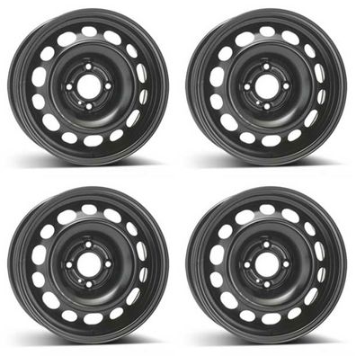 4 Alcar Stahlfelgen 6.5Jx15 Zoll ET27 4x108 Für Peugeot 308 4er Satz