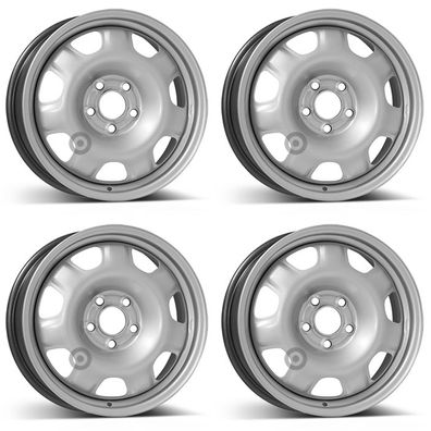 4 Alcar Stahlfelgen 5.5Jx15 Zoll ET22 3x112 Für Smart Fortwo 4er Satz
