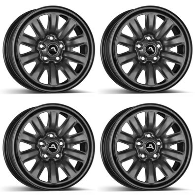 4x Alcar Hybrid Stahlfelgen 4-130601A 01 Grey 6.5Jx16 ET47 5x108 Für TOYOTA Proace