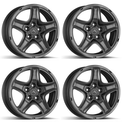 4x Alcar Hybrid Stahlfelgen 4-202300A 09 Grey 7.0Jx17 ET35 5x114.3 Für Renault