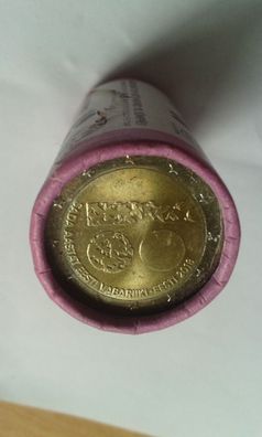 Originalrolle 25 x 2 euro 2018 Estland 100 Jahre Republik Sichtrolle 2018