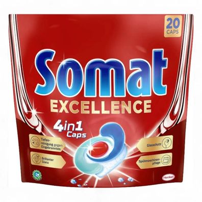 SOMAT Spülmaschinen Caps Excellence 4in1