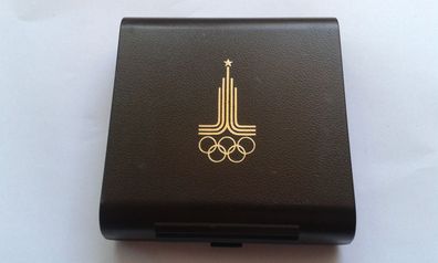 Etui 100 Rubel 1988 Goldmünze Olympische Spiele Moskau 1/2 Unze Feingold