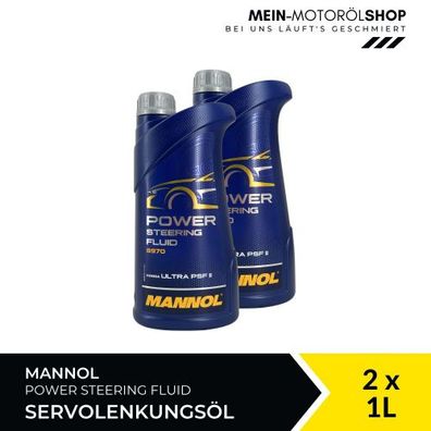 Mannol Power Steering Fluid Servolenkungsöl 2x1 Liter