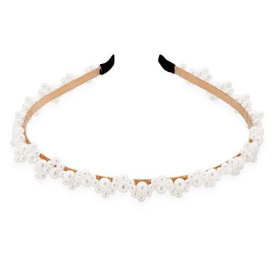 Elegantes Perlenstirnband für das Haar