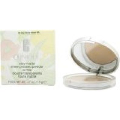 Clinique Stay Matte Sheer Pressed Powder Oil-Free 7.6g - 25 Stay Honey Wheat