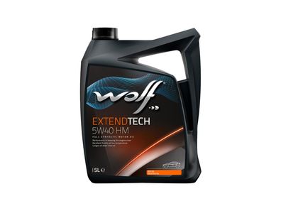 WOLF Motoröl "Extendtech HM" SAE 5W-40, 5 l Kanister