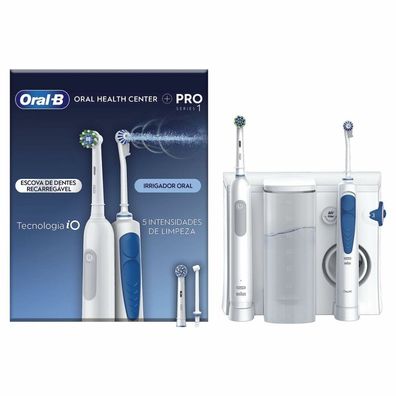 Oral-B Center OxyJet Reinigungssystem - Munddusche + Oral-B Pro 1