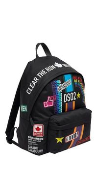Dsquared2 Traveller Patch Rucksack mit Print