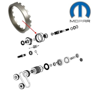Hohlrad (Verteilergetriebe BW44-44) RAM 1500 Bj:13-25 (Gen.4 & Gen.5)