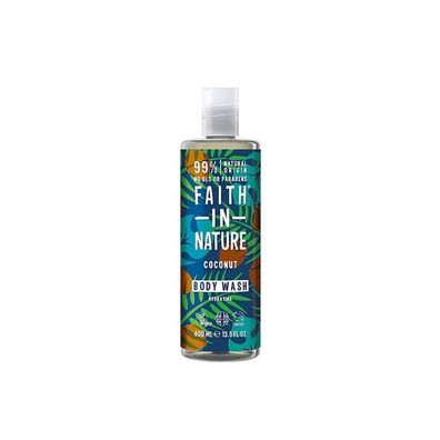 Faith In Nature, Kokosnuss, reinigend und feuchtigkeitsspendend, Duschgel, 400 ml