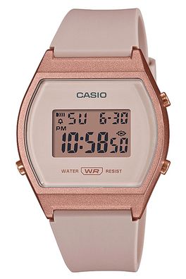Casio Digital Damenuhr Collection Roséfarben LW-204-4AEF