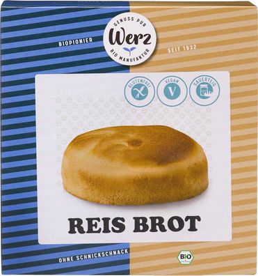 3x Naturkornmühle Werz Reis Brot, glutenfrei 500g
