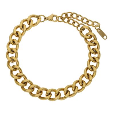 Armband Edelstahl JuwelmaLux JL30-05-5242 vergoldet, panzer