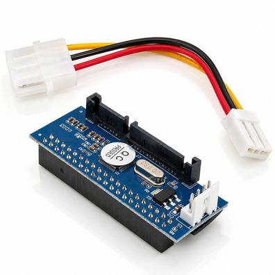 F40 3.5 HDD IDE / PATA auf SATA Konverter Kartenadapter für IDE 40Pin Festplatte