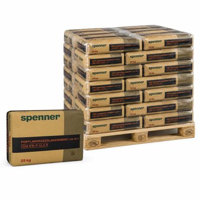 Zement CEM II/B-P 32,5 R 25kg Portlandpuzzolanzement