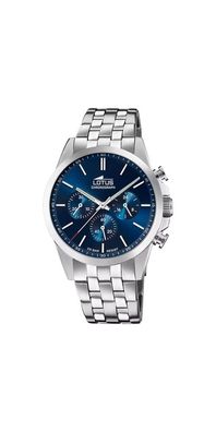 Lotus Chrono Herrenuhr Blau Edelstahl 18989/2