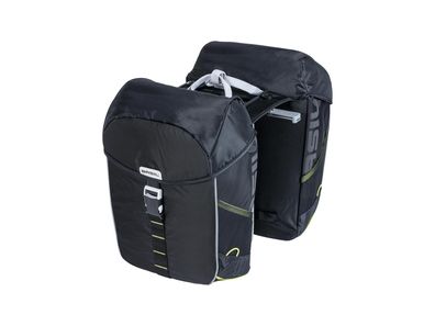 BASIL Doppeltasche "Miles MIK 2.0" Volum black lime