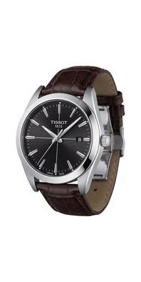 Tissot Gentleman Quarz 40 mm Schwarz Braun T127.410.16.051.01