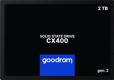 GoodRam CX400 - Gen 2 - SSD - 2 TB - intern - 2.5" (6.4 cm)