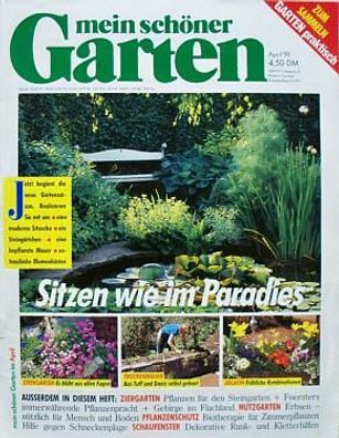 mein schöner Garten - Heft Magazin April 1991