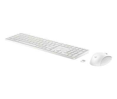 HP 655 Wireless Keyboard AND MOUSE COMBO WHITE (FR) - Tastatur