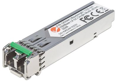 Intellinet Transceiver Module Optical, Gigabit Fiber SFP, 1000Base-Lx (LC)