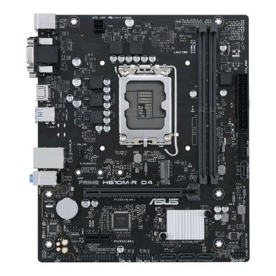 PRIME H610M-R D4-SI µATX / Intel 1700 / Intel H610 / 2x DDR4 DIMM / 1x PCIe 4.0... ->