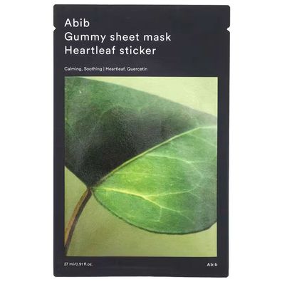 Abib Gummy Sheet Mask Heartleaf Sticker 27 ml