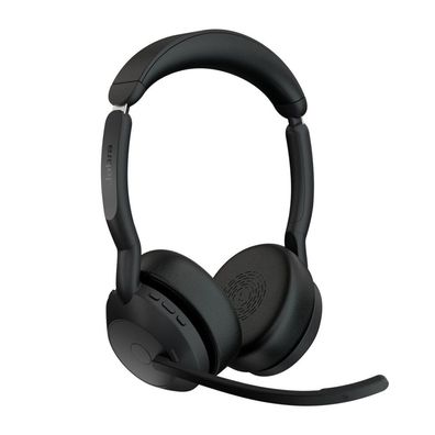 Evolve2 55, mit Ladestation (schwarz, Stereo, UC, USB-A, Link380a)