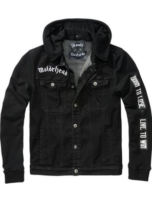 Brandit Men Jacke Motörhead Cradock Denimjacket Black-Black