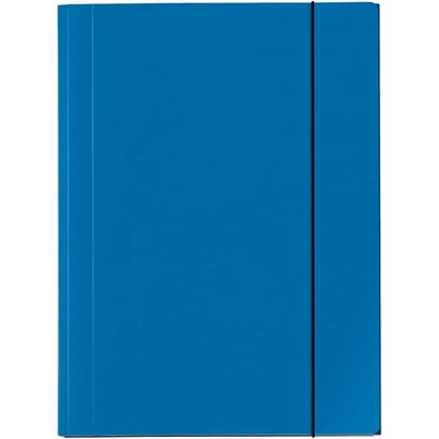 Sammelmappe Karton A4 15mm hellblau Gummizug Veloflex