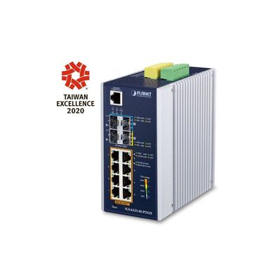 PLANET Industrial L3 8-Port GE + 2x 2.5G SFP + 2x 10G SFP
