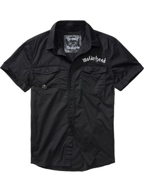 Brandit Men Hemd Motörhead Shirt Black