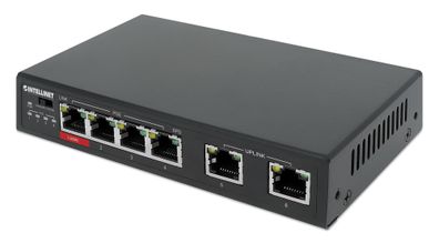 Intellinet Switch - 3 x 10/100 (PoE+) + 1 x 10/100 (Hi-PoE)