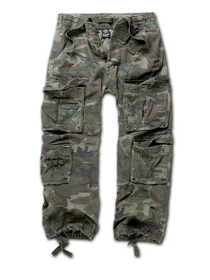 Brandit Hose Pure Vintage Trouser in Woodland
