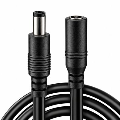 N47C 10m Strom Verlängerungskabel Kabel DC Buchse Kupplung 5,5x2,1mm Stecker 12V
