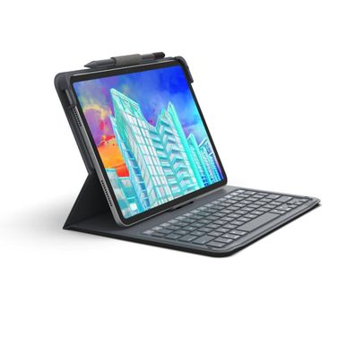 ZAGG Messenger Folio 2, QWERTZ, Deutsch, Apple, 10.9-inch iPad (Gen 10), Anthrazit, K