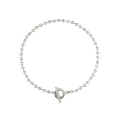 Gucci - YBB602736001 - Halskette aus Sterlingsilber mit Boule-Kette