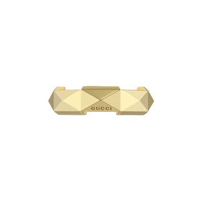 Gucci – YBC662184001 – Link to Love-Nietenring aus 18-karätigem Gelbgold