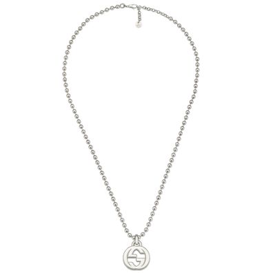 Gucci - YBB479217001 - 925er Sterlingsilber - Halskette mit ineinandergreifendem G-An