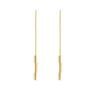 Gucci - YBD662115001 - Link zu Love-Ohrringen aus 18-karätigem Gelbgold