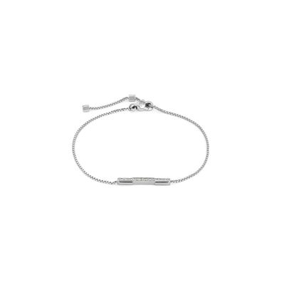 Gucci - YBA662121001 – Link to Love-Armband aus 18-karätigem Weißgold und Diamanten