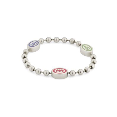 Gucci - YBA753442001 - Silber 925, Emaille - Armband aus Sterlingsilber und farbiger