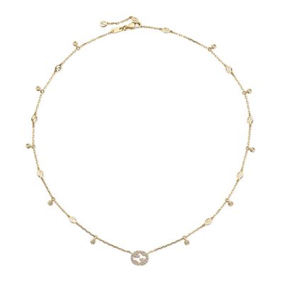 Gucci - YBB729402002 - Ineinandergreifende G-Halskette aus 18-karätigem Gelbgold