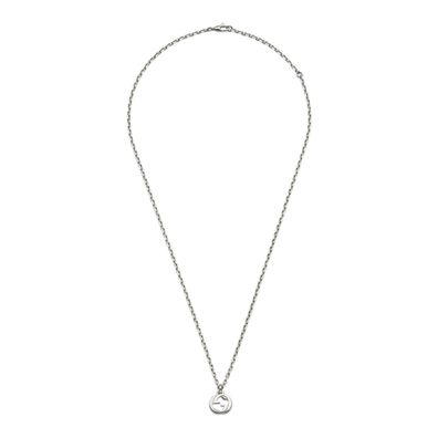Gucci - YBB796355001 - Gucci Ineinandergreifende G-Halskette aus Sterlingsilber 45/50